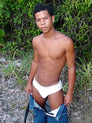 Handsome and horny latin guy demonstrates body