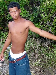 Handsome and horny latin guy demonstrates body