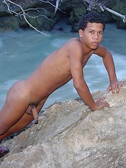 Handsome and horny latin guy demonstrates body